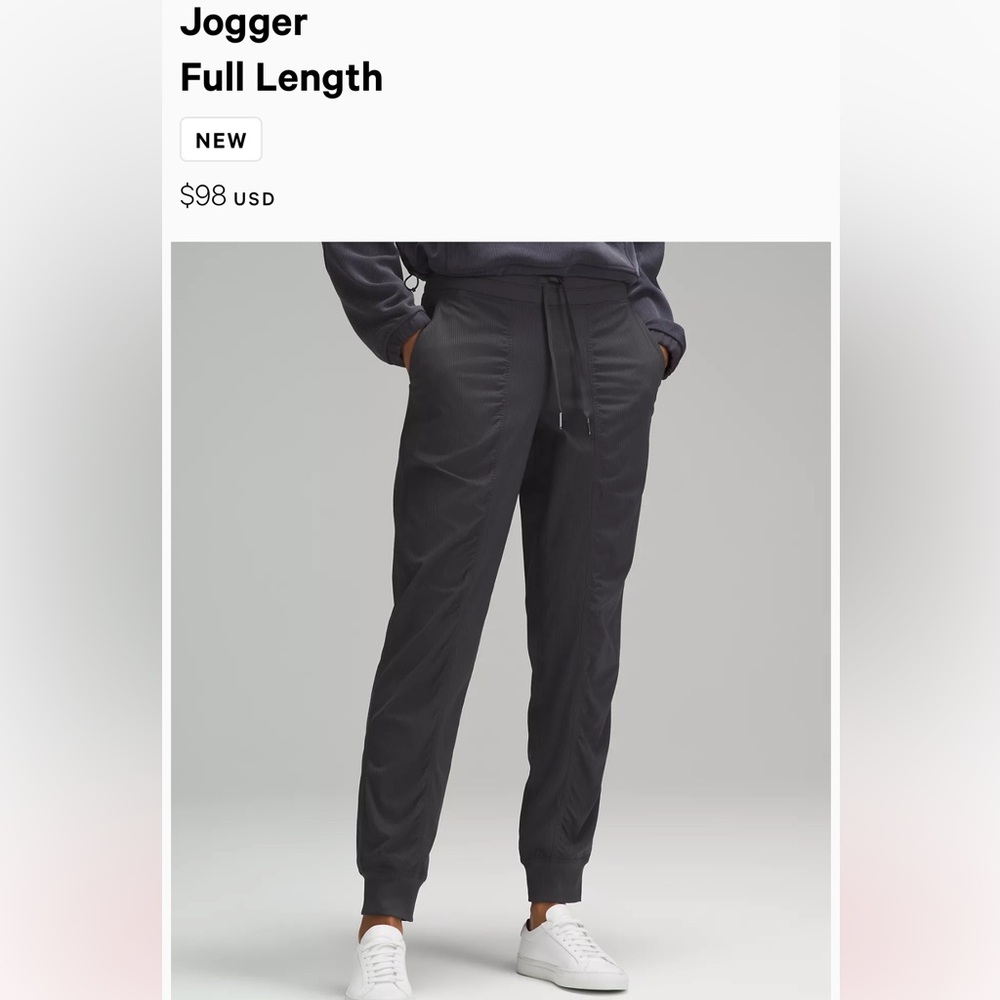 Lululemon dance studio jogger mid rise size 2